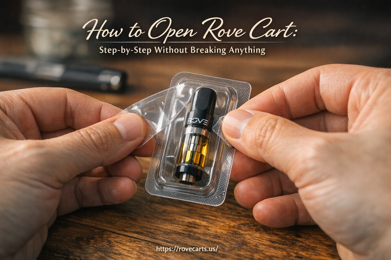 how to open rove cart