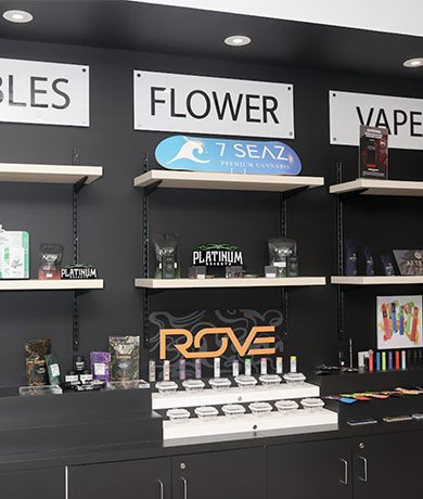 Rove Carts shop counter