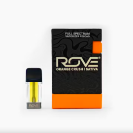 Orange Crush Rove Pods Live Resin Diamonds: 1000 MG Vape