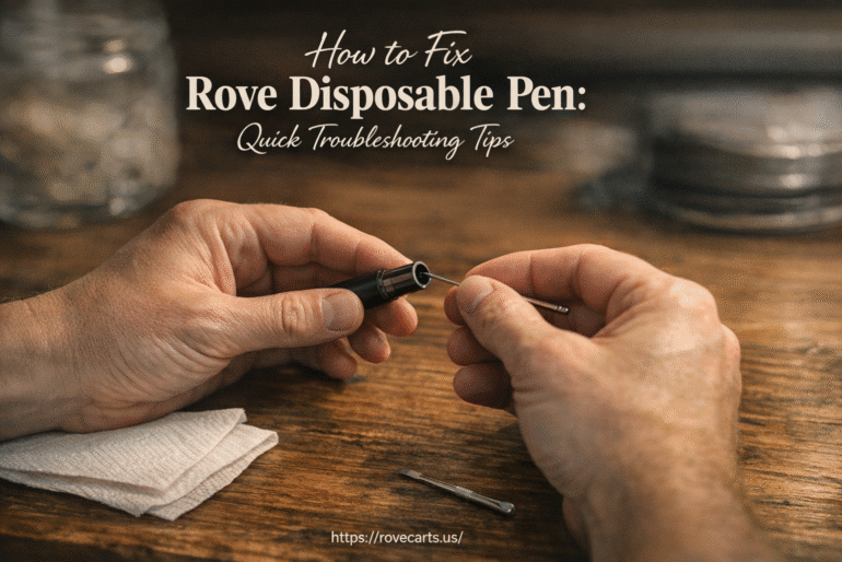 rove disposable pen clogged