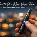 how to use a rove vape pen