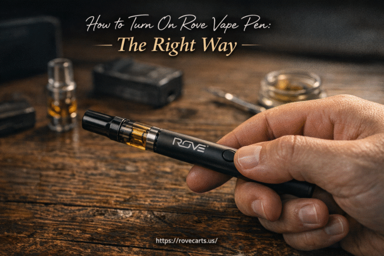 rove pen won't turn on